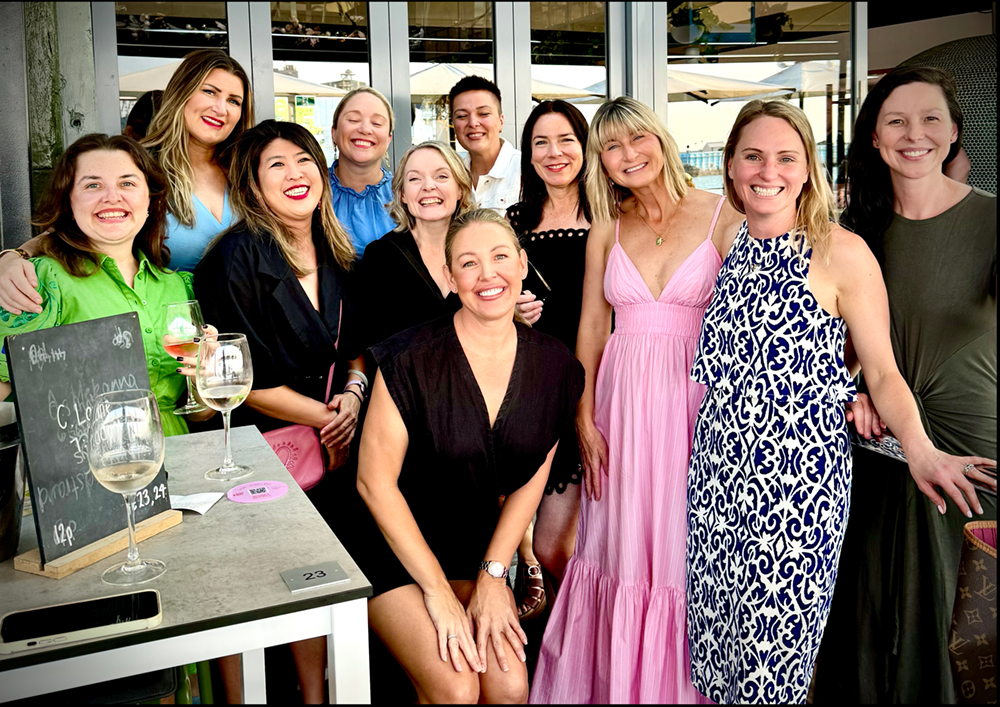 WITH members at an event by the Newcastle coast